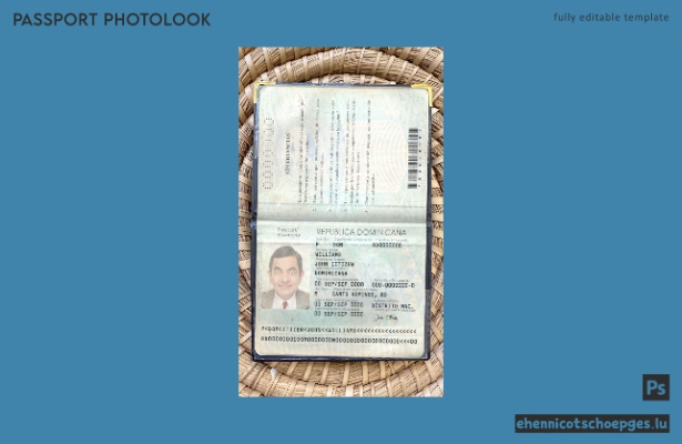 Vorschau: Passfoto für die Dominikanische Republik